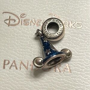 Disney Pandora Charm Sorcerer Mickey Hat Dangle